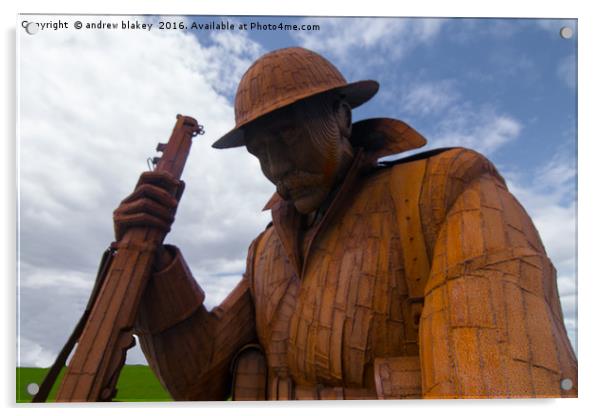 Seaham Tommy Acrylic by andrew blakey