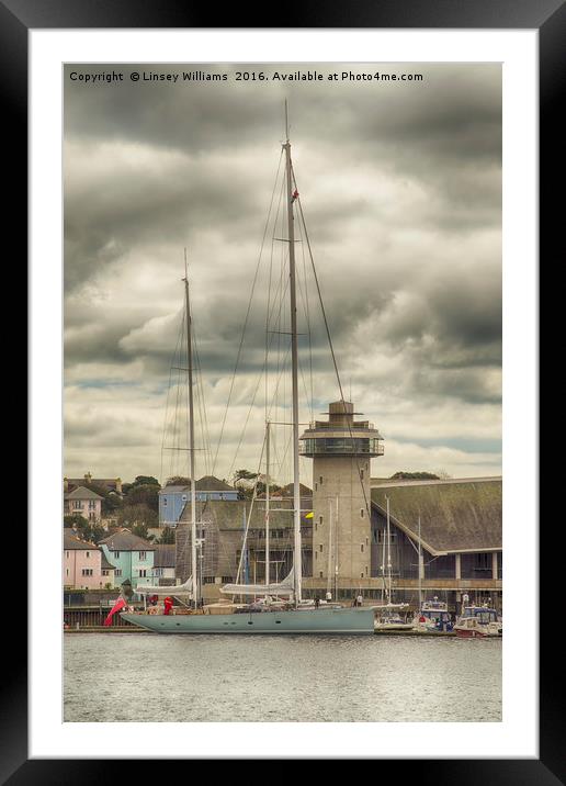 Falmouth, Cornwall Framed Mounted Print by Linsey Williams