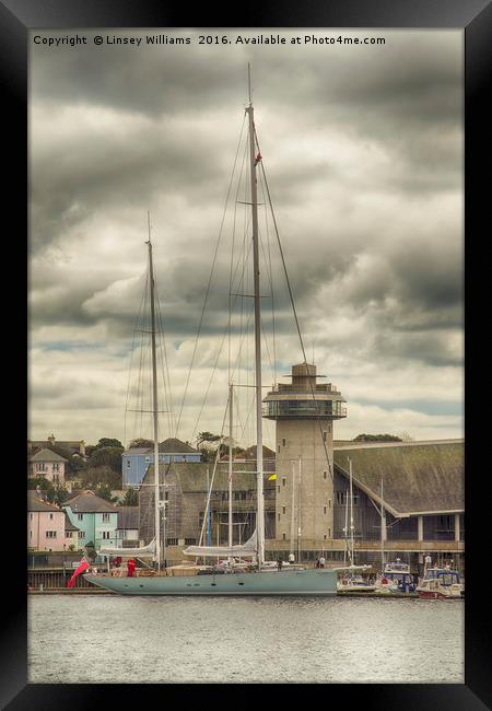 Falmouth, Cornwall Framed Print by Linsey Williams