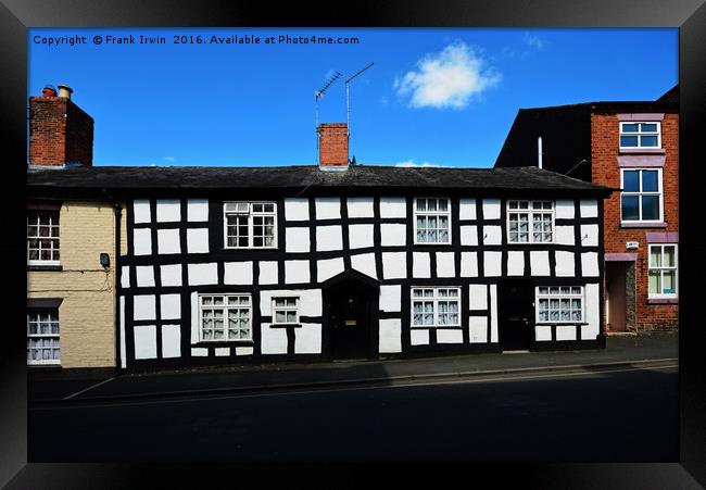 Old house in Whitchurch Framed Print by Frank Irwin