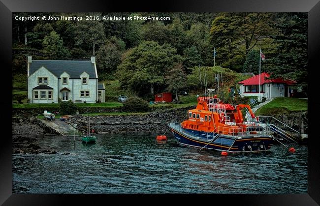 Islay Lifeboat Framed Print by John Hastings