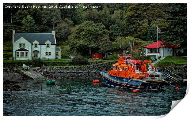 Islay Lifeboat Print by John Hastings