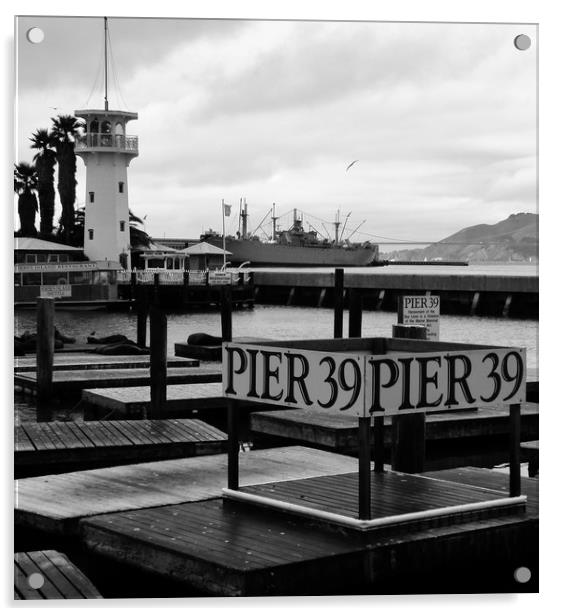 Pier 39 Acrylic by Emma Roberts