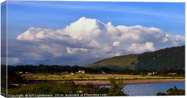 Clouds over Tralee Bay Canvas Print by Bill Lighterness