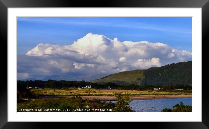 Clouds over Tralee Bay Framed Mounted Print by Bill Lighterness