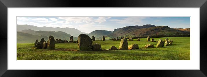 Castlerigg Stone Circle 3 Framed Mounted Print by Ray Pritchard