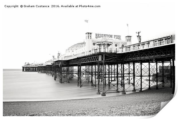 Brighton Pier Print by Graham Custance