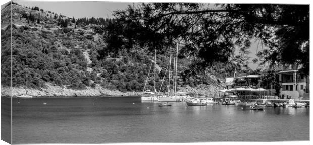 Beautiful Assos on Ionian Sea........ Canvas Print by Naylor's Photography