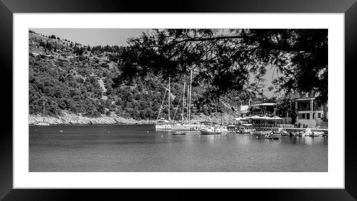 Beautiful Assos on Ionian Sea........ Framed Mounted Print by Naylor's Photography