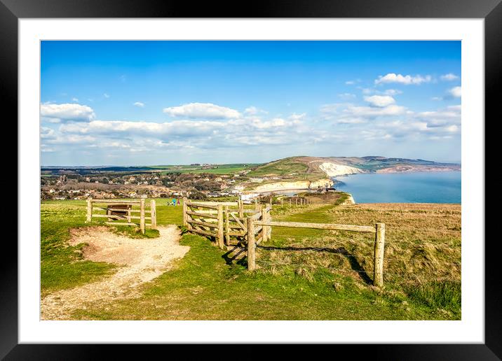 Almost There Framed Mounted Print by Wight Landscapes
