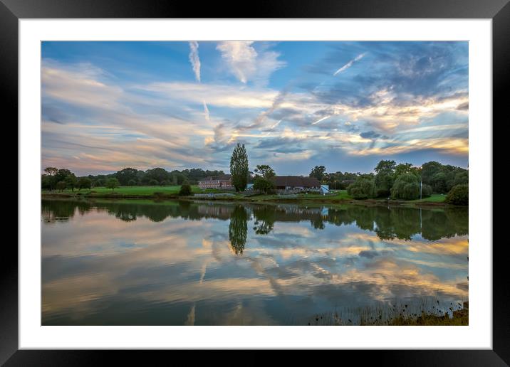 Wootton Bridge Mill Pond Framed Mounted Print by Wight Landscapes
