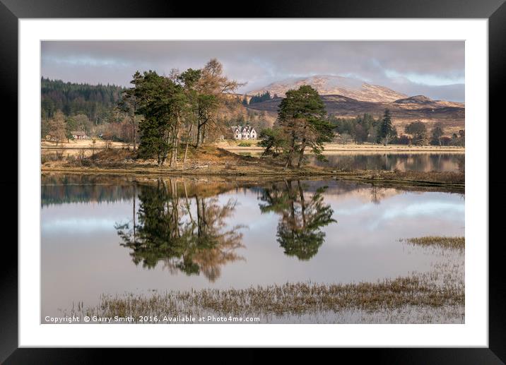 The Blackmount Estate, Scotland. Framed Mounted Print by Garry Smith