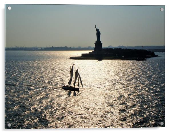 Lady Liberty Acrylic by Emma Roberts