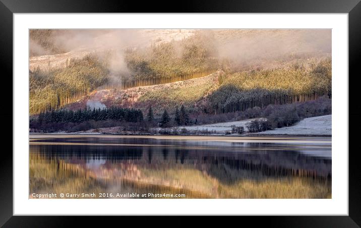 Trees at Loch Leven, Glencoe. Framed Mounted Print by Garry Smith