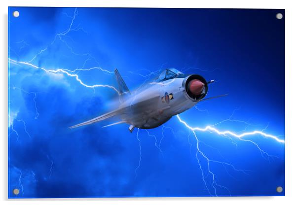Lightning Force Acrylic by J Biggadike