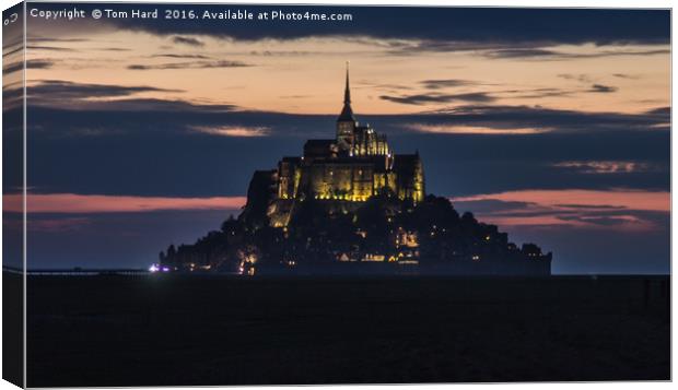 Le Mont Saint Michel Canvas Print by Tom Hard