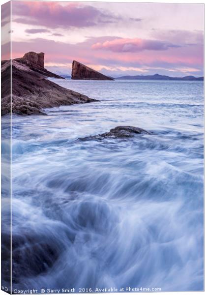 Clachtoll Bay, Sutherland. Canvas Print by Garry Smith