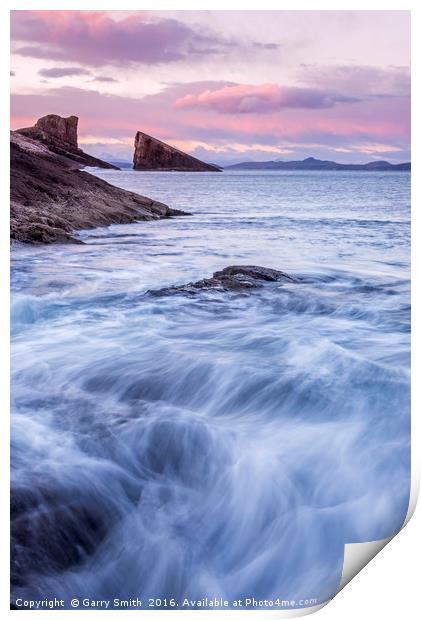 Clachtoll Bay, Sutherland. Print by Garry Smith
