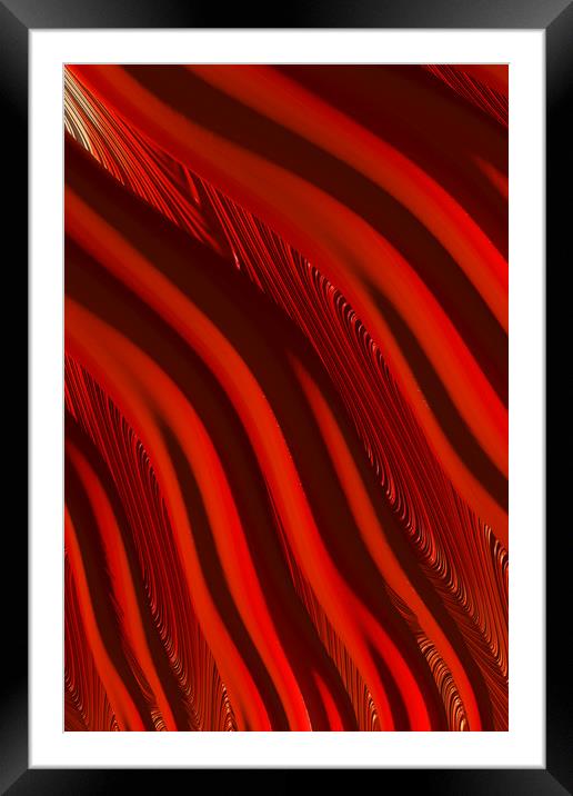 Lava Flow Framed Mounted Print by Steve Purnell