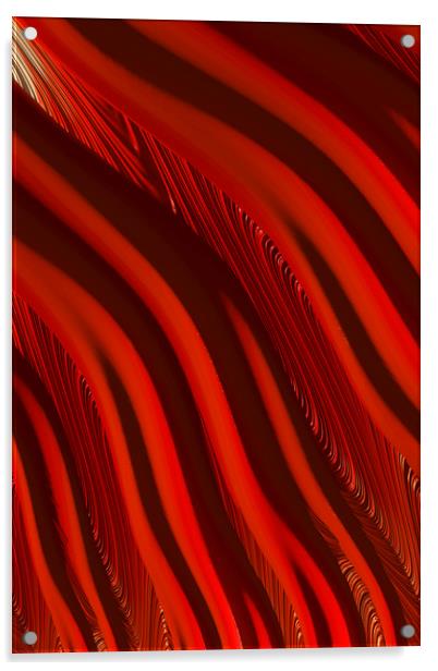 Lava Flow Acrylic by Steve Purnell