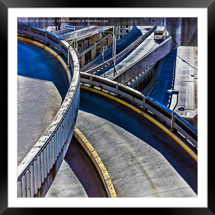Ramps Framed Mounted Print by Chris Lord