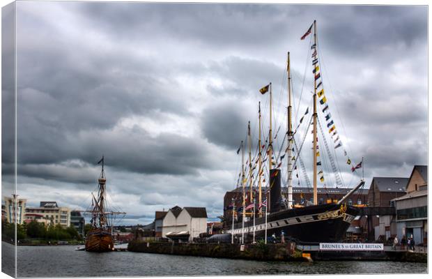 SS Great Britain in Bristol Canvas Print by Oxon Images