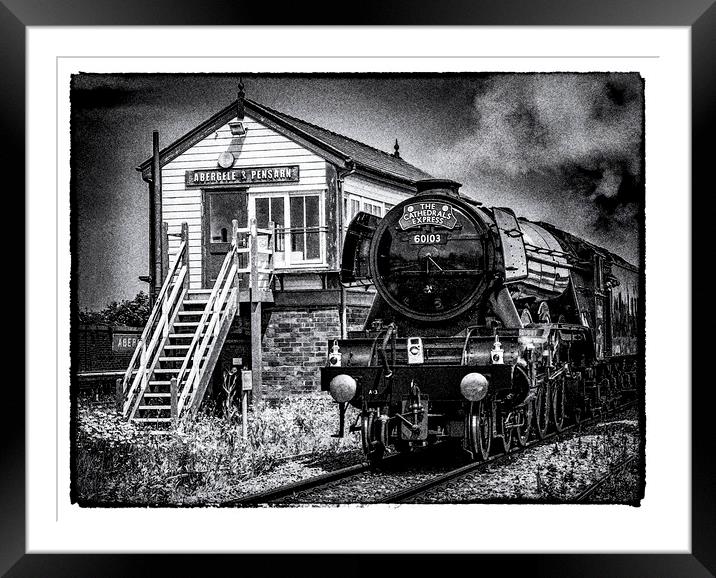 The Flying Scotsman  Framed Mounted Print by Chris Evans