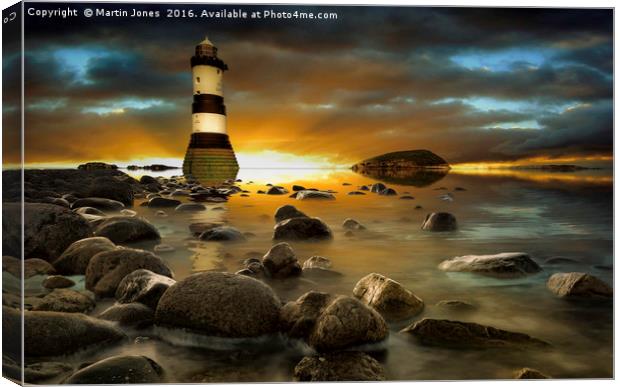 Penmon - Sunset over Puffin Island Canvas Print by K7 Photography