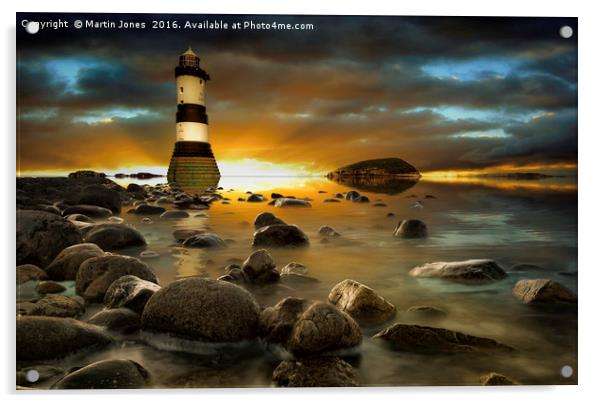 Penmon - Sunset over Puffin Island Acrylic by K7 Photography