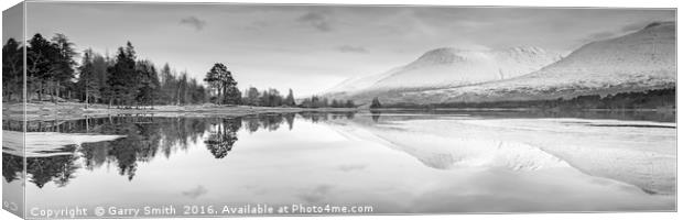 Loch Tulla Reflections Canvas Print by Garry Smith