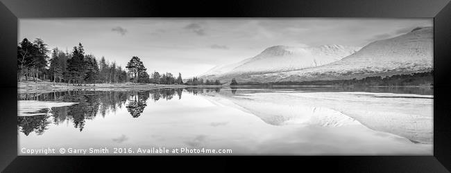 Loch Tulla Reflections Framed Print by Garry Smith