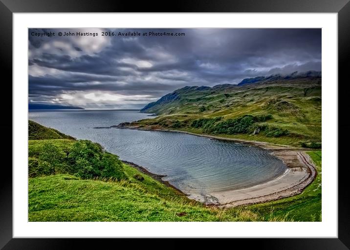 Serenity of the Sound Framed Mounted Print by John Hastings