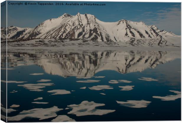 Svalbard Landscape Canvas Print by Kevin Tappenden