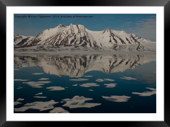 Svalbard Landscape Framed Mounted Print by Kevin Tappenden