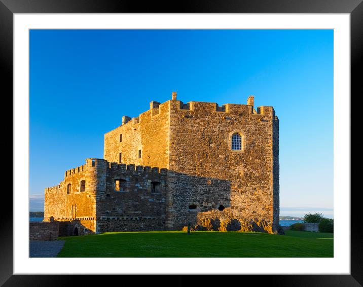 Blackness Castle, Scotland. Framed Mounted Print by Tommy Dickson