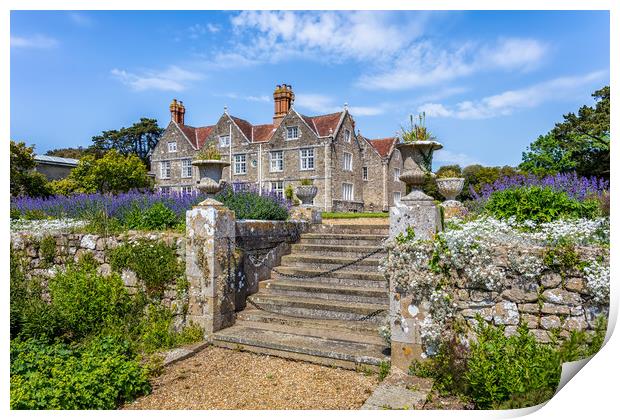 Barton Manor Isle Of Wight Print by Wight Landscapes
