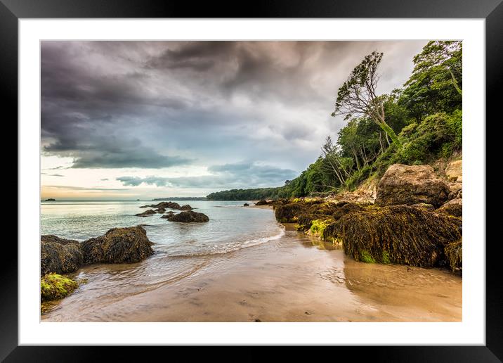 Horestone Point Priory Bay Framed Mounted Print by Wight Landscapes