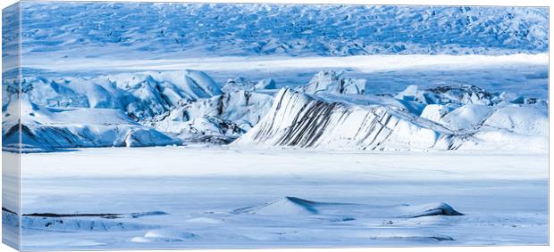 Glacier Ice Rocks Canvas Print by Svetlana Sewell
