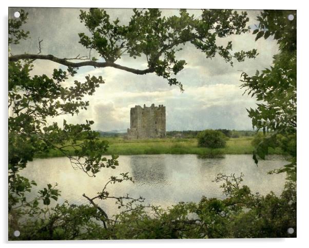 threave castle Acrylic by dale rys (LP)