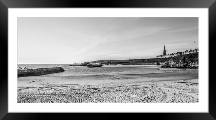 Cullercoats Beach in all it's Beauty.......... Framed Mounted Print by Naylor's Photography