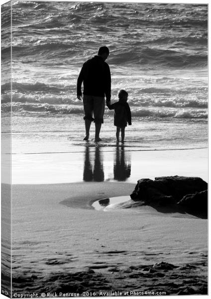 Hand In Hand Canvas Print by Rick Penrose