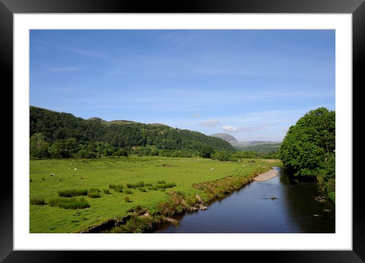 Afon Dwyryd near Maentwrog Framed Mounted Print by Harvey Hudson