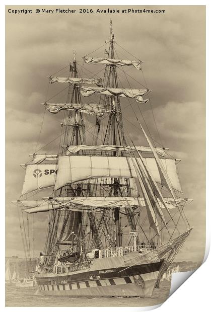 Stavros S Niarchos Print by Mary Fletcher