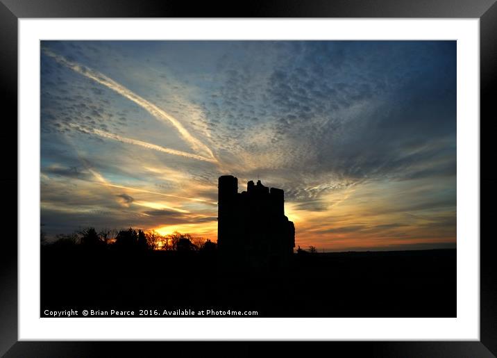 DONNINGTON CASTLE Framed Mounted Print by Brian Pearce