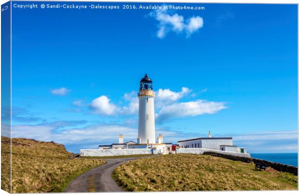 Mull of Galloway Lighthouse II Canvas Print by Sandi-Cockayne ADPS