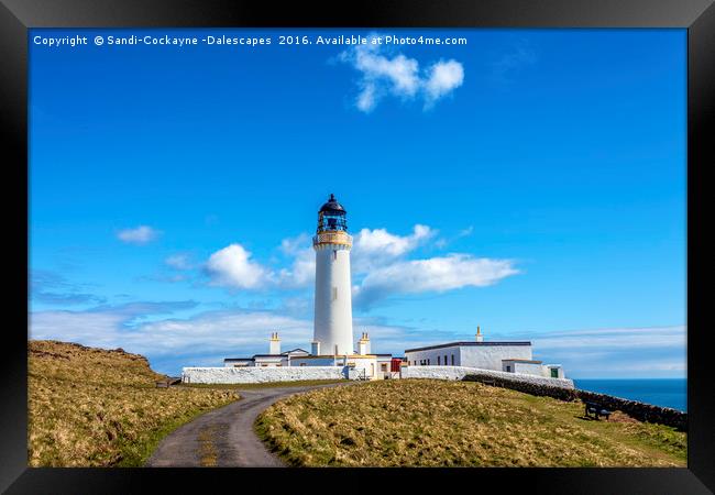 Mull of Galloway Lighthouse II Framed Print by Sandi-Cockayne ADPS