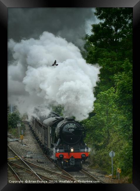 The Flying Scotsman Framed Print by Brian Pearce
