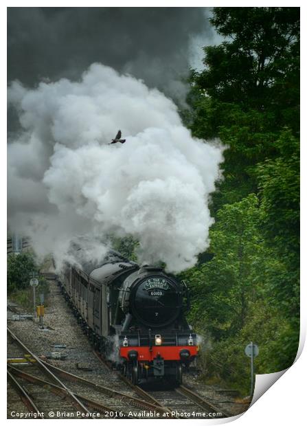 The Flying Scotsman Print by Brian Pearce