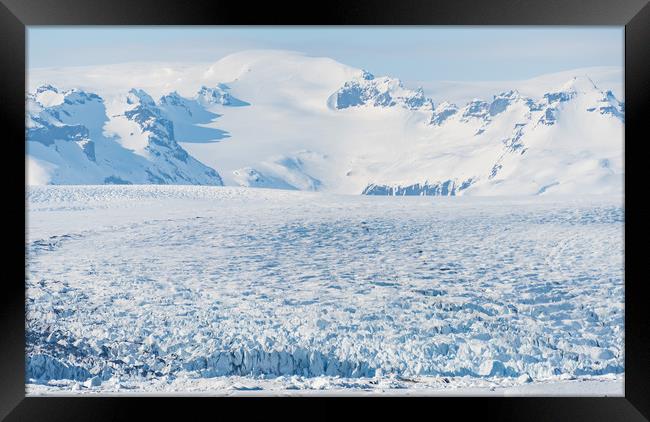 Glacier Framed Print by Svetlana Sewell