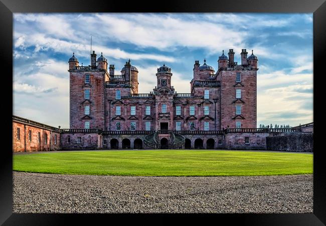 Drumlanrig Castle Framed Print by Valerie Paterson